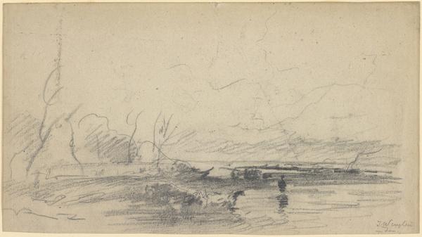 Josef Wenglein, Uferlandschaft am Inn