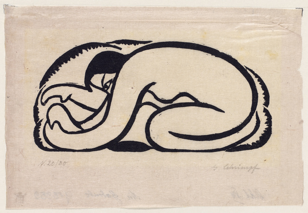 Georg Schrimpf, Die Badende