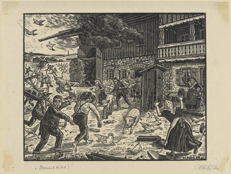 Willi Döhler, Brenna tuat's, 1935