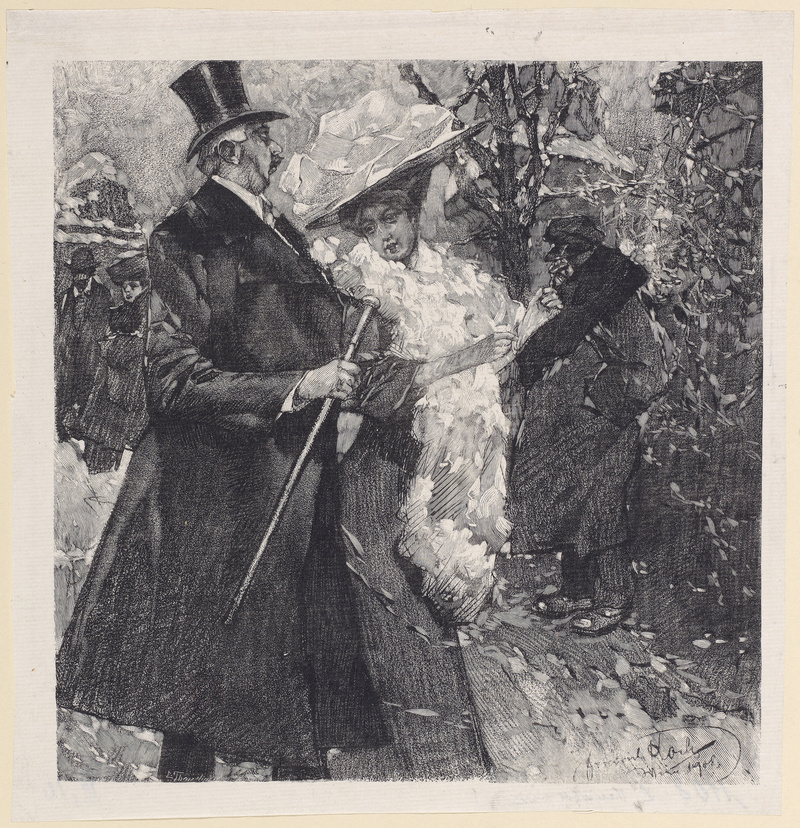 Friedrich Koch, Verrannt, 1908