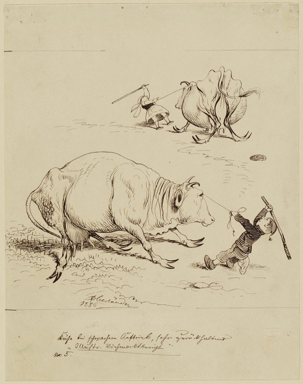 Adolf Oberländer, Illustrierter Viehmarkt-Bericht, 1886