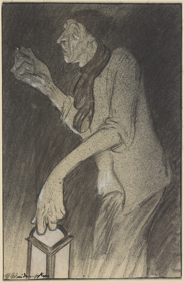 Theo Waldenschlager, Karikatur eines Hausknechts