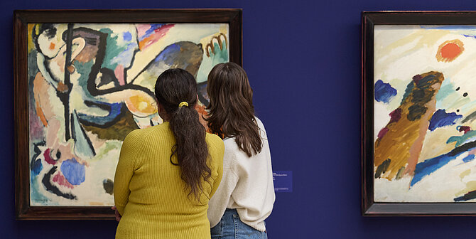 Slow-Looking-Rundgang: Eine Stunde, zwei Werke