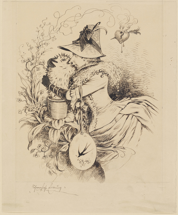 Adolf Oberländer, Schmerzliche Erinnerung, 1885