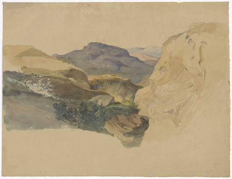 Carl Wilhelm Freiherr von Heideck, Landschaftsstudie aus Italien oder Griechenland