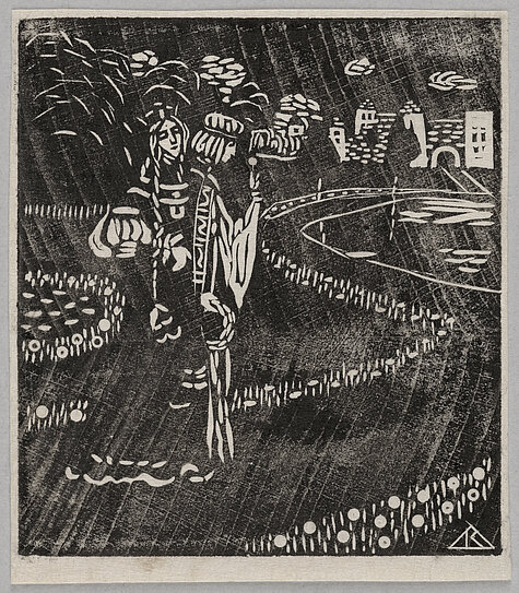 Wassily Kandinsky, Im Schlossgarten, um 1903