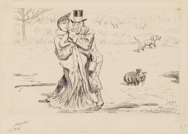 Adolf Oberländer, Waldl und Ami No 6., 1890