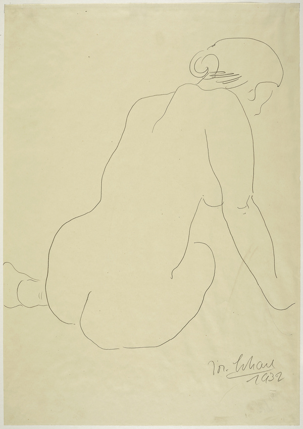 Josef Scharl, Weibliche Aktfigur, 1932