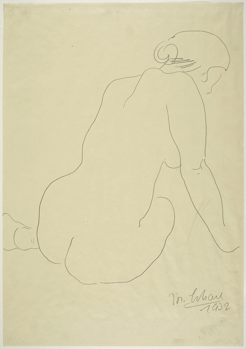 Josef Scharl, Weibliche Aktfigur, 1932