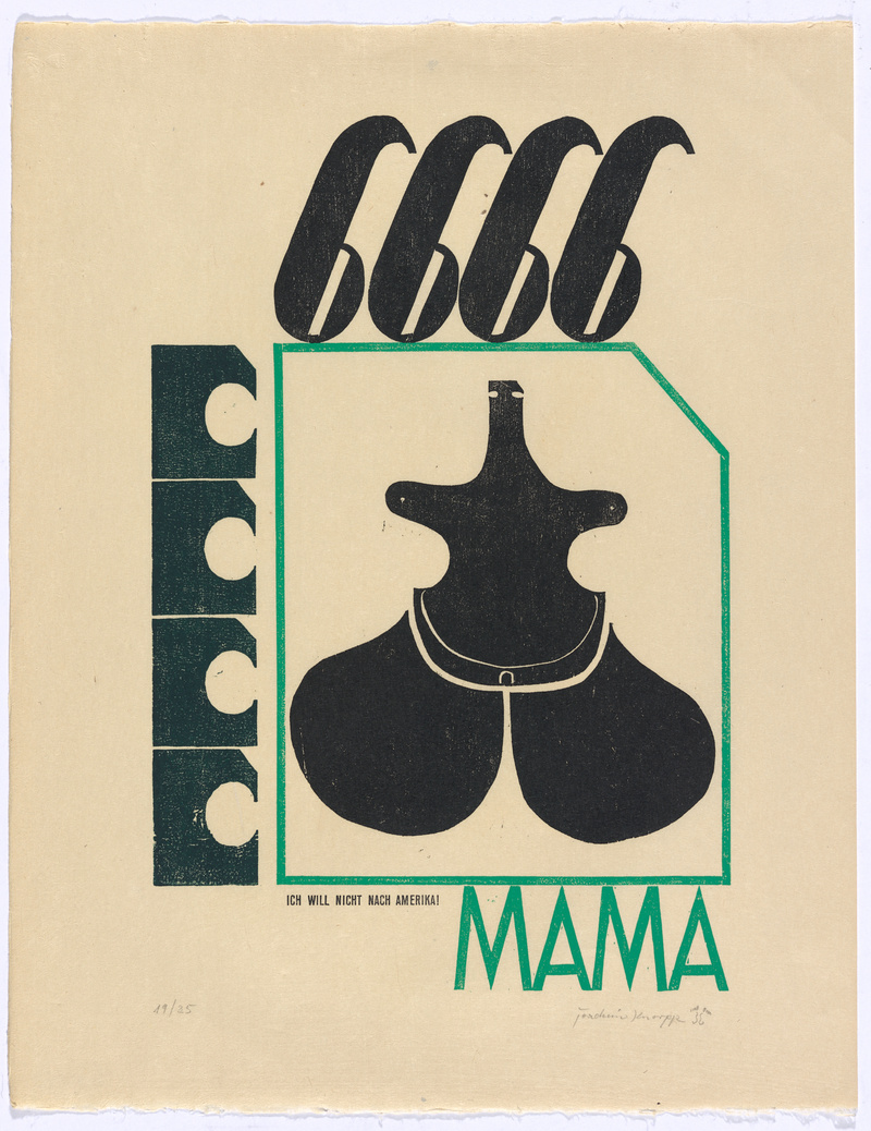 Joachim Knorpp, Figuren und Zahlen, Mappe mit 11 Holzschnitten