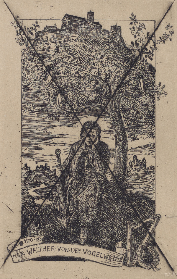 Joseph Sattler, Her Walther von der Vogelweide UM 1170-1230, 1930