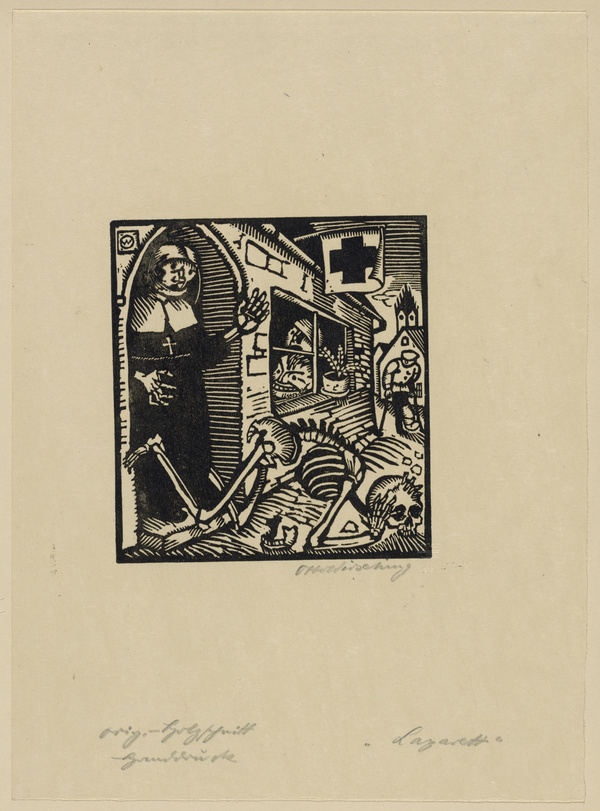 Otto Wirsching, Vom Totentanz anno 1915, Lazarett