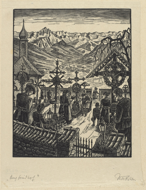 Willi Döhler, Bergfriedhof, 1935