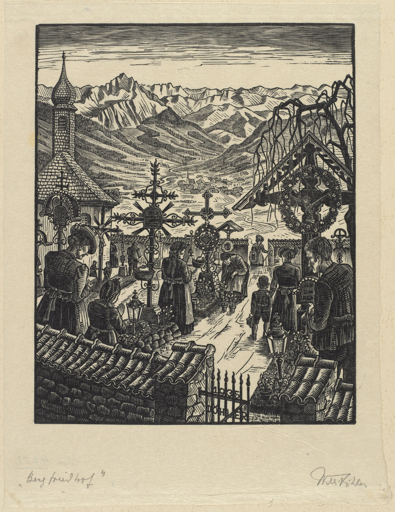 Willi Döhler, Bergfriedhof, 1935