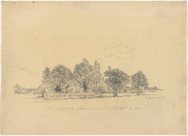 Peter von Halm, Landschaft, 1909