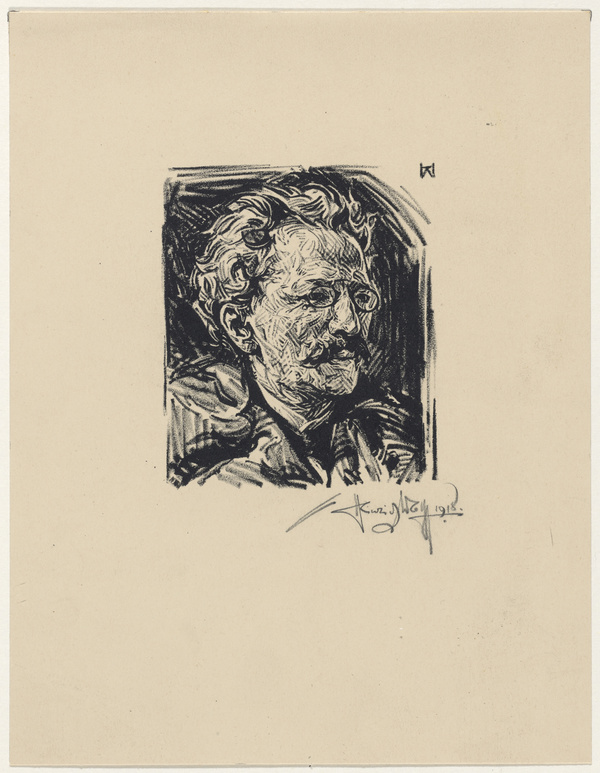 Heinrich Wolff, Bildnis Musikprofessor Max Brode, Königsberg, 1918