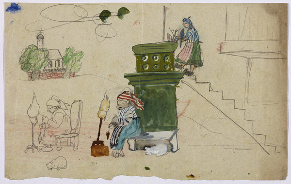 Gabriel von Max, Ohne Titel (Kinderzeichnung)