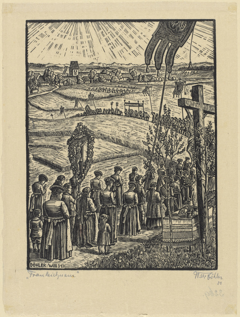 Willi Döhler, Fronleichnam, 1931