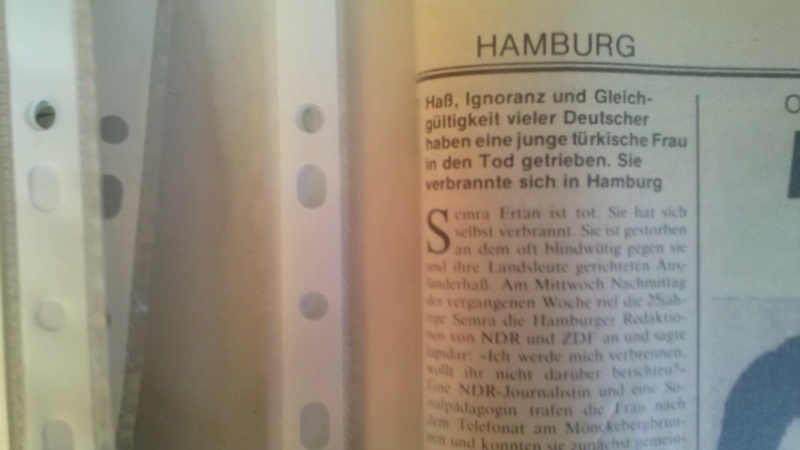 Cana Bilir-Meier, Semra Ertan, 2013