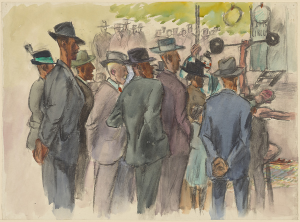 Hermann Pampel, Jahrmarktszene