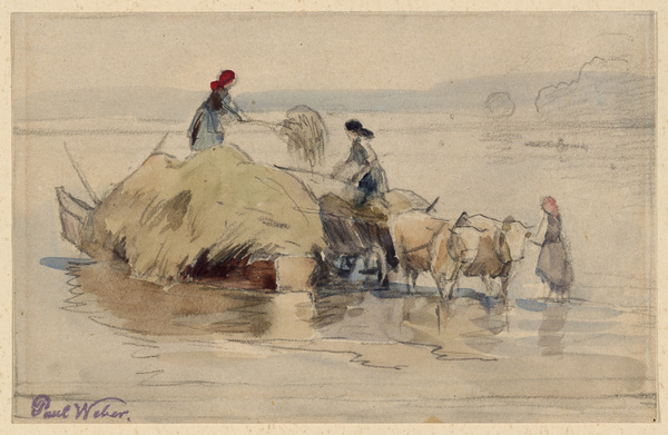 Paul Weber, Heuernte am Chiemsee