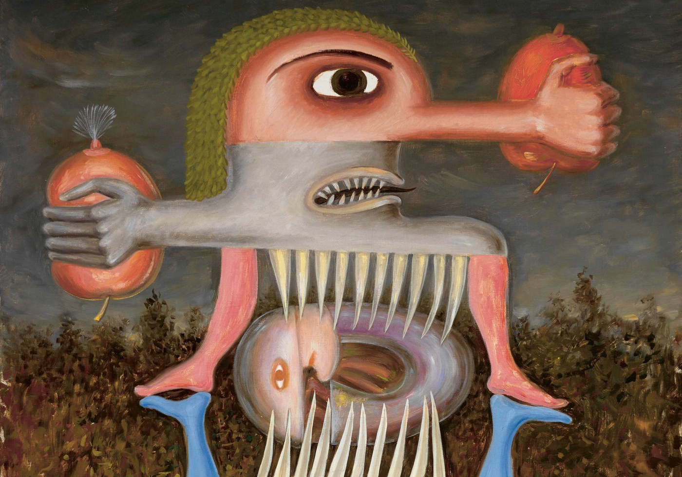 Victor Brauner, Totem de la subjectivité blessée II (Totem of Wounded Subjectivity II), 1948. Legs de Mme Jacqueline Victor Brauner en 1986. Centre Pompidou, Paris, Musée national d’art moderne – Centre de création industrielle. © VG Bild-Kunst, Bonn 2024. Foto: Image Centre Pompidou