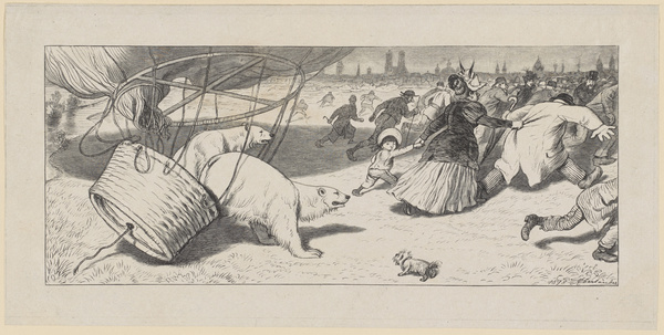 Adolf Oberländer, Die Luftschiffe und die Eisbären IV., 1898