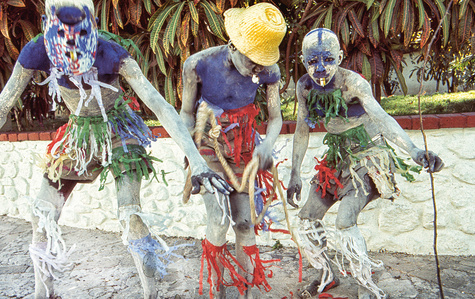 Leonore Mau, Untitled (Carnival), Port-au-Prince, Haiti, 1978, photograph / color slide