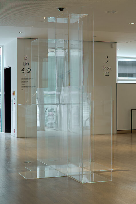 Ausstellungsansicht, Franz Wanner. Eingestellte Gegenwarten, Städtische Galerie im Lenbachhaus und Kunstbau München 2026. Foto: Ernst Jank © Franz Wanner