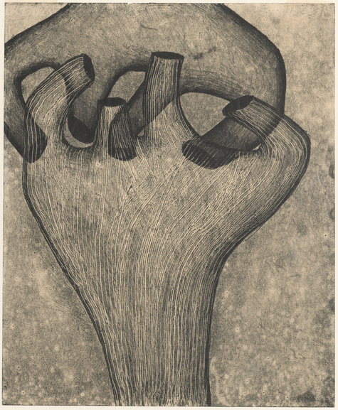 Maria Jarema, Chwyt (Griff), 1951, Muzeum Narodowe w Warszawie © Rechtsnachfolge der Künstlerin
