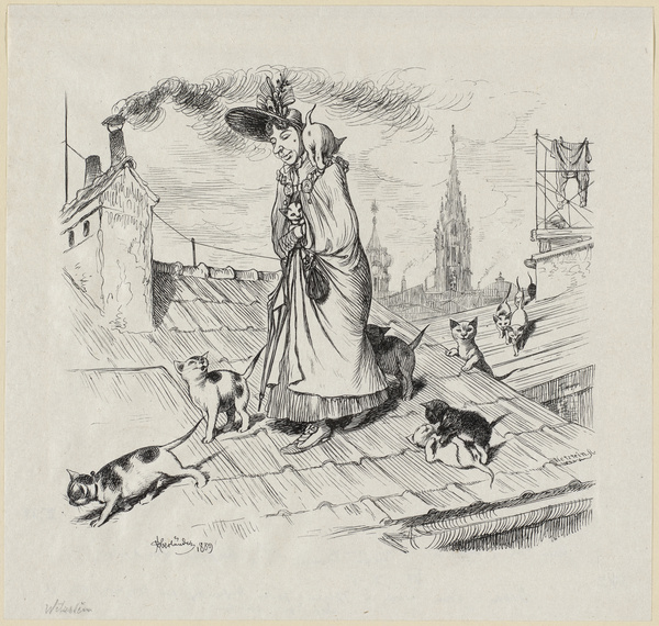 Adolf Oberländer, Boshafte Konsequenz, 1889