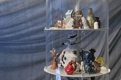 Installation Shot, Out of Focus. Leonore Mau and Haiti. An exhibition by U5, Lenbachhaus Munich, 2025. Photo: Lukas Schramm, Lenbachhaus