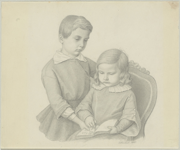 Wilhelm von Kaulbach, Bildnis zweier Kinder, 1845