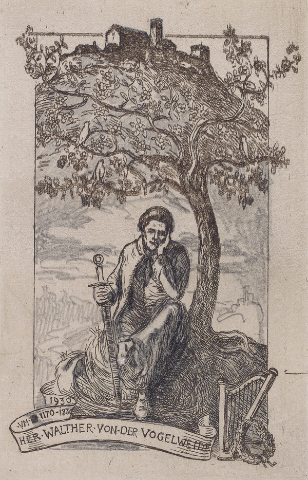 Joseph Sattler, Her Walther von der Vogelweide UM 1170-1230, 1930