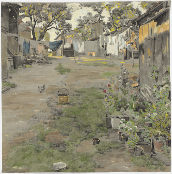 Wilhelm Jakob Hertling, Hof am Würmkanal