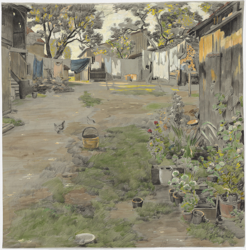 Wilhelm Jakob Hertling, Hof am Würmkanal