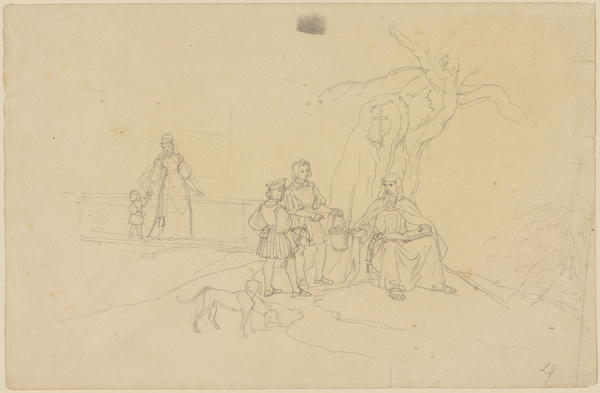 Lorenz Quaglio, Besuch beim Eremiten