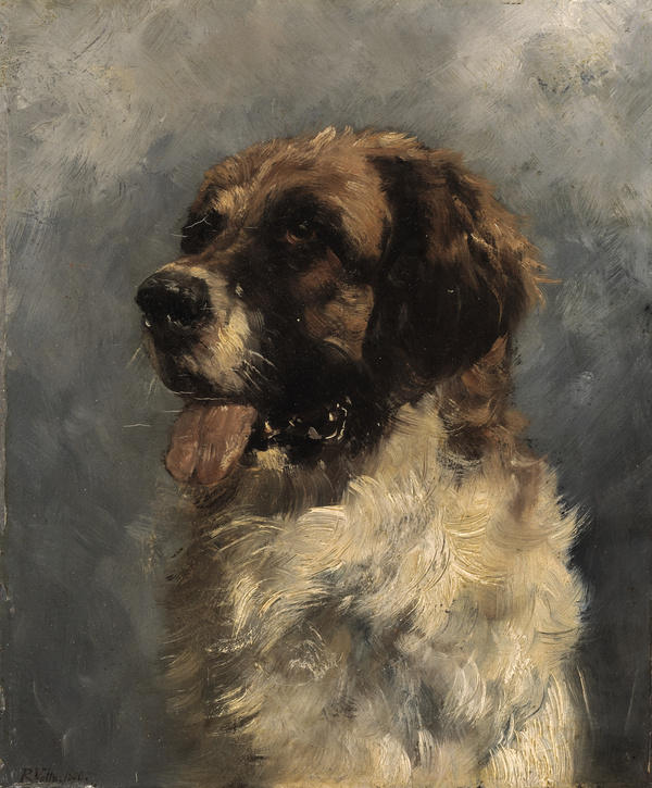Richard Voltz, Bernhardinerhund, 1890