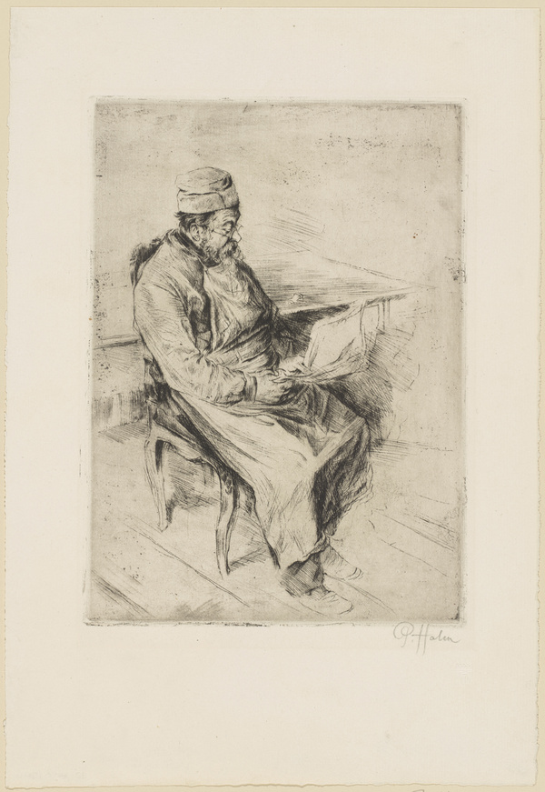 Peter von Halm, Der Vater des Künstlers