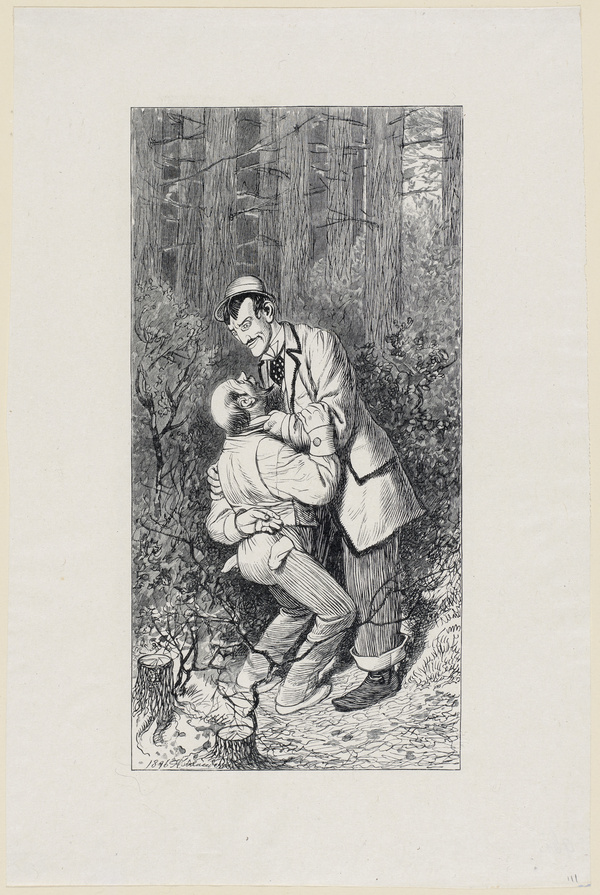 Adolf Oberländer, Eingegangen, Fliegende Blätter Nr. 2665, 1886
