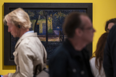 Installation Shot, Auguste Herbin, Lenbachhaus Munich, 2025. Photo: Lukas Schramm, Lenbachhaus