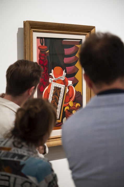 Installation Shot, Auguste Herbin, Lenbachhaus Munich, 2025. Photo: Lukas Schramm, Lenbachhaus