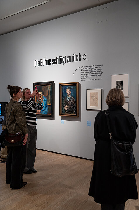 Ausstellungsansicht, Ein Ferngespräch. Szenen aus der Weimarer Republik, Städtische Galerie im Lenbachhaus und Kunstbau München, 2026. Foto: Simone Gänsheimer, Lenbachhaus