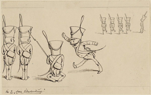 Adolf Oberländer, No 2. Eine Übertreibung; Der enge Czako