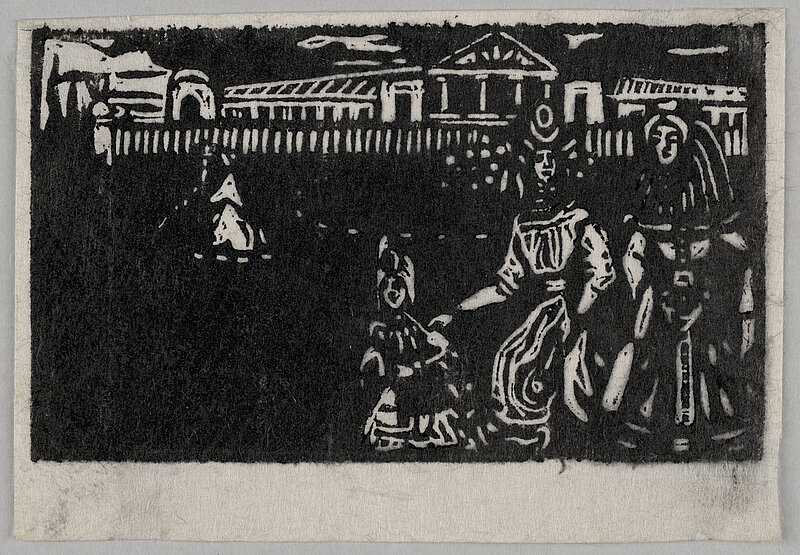Wassily Kandinsky, 3 Exemplare, ohne Titel, um 1903