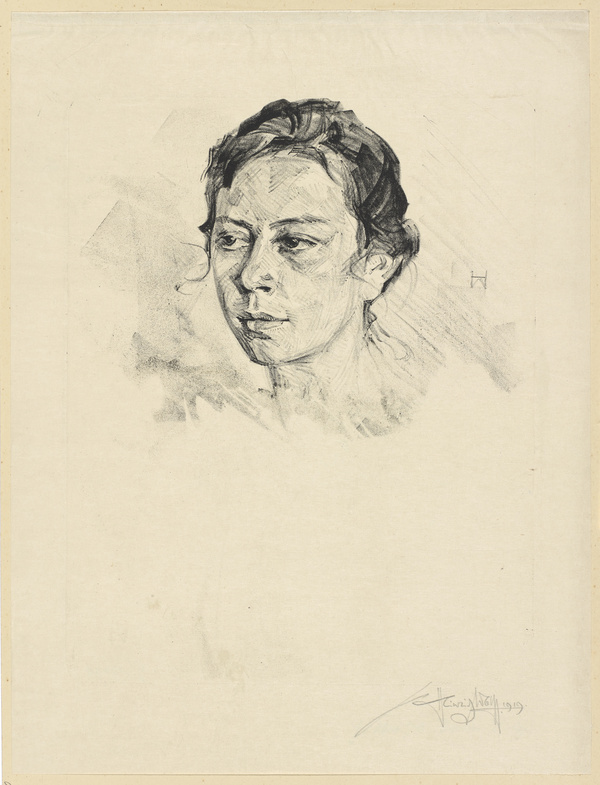Heinrich Wolff, Graphikerin Margarete Wessel, 1919