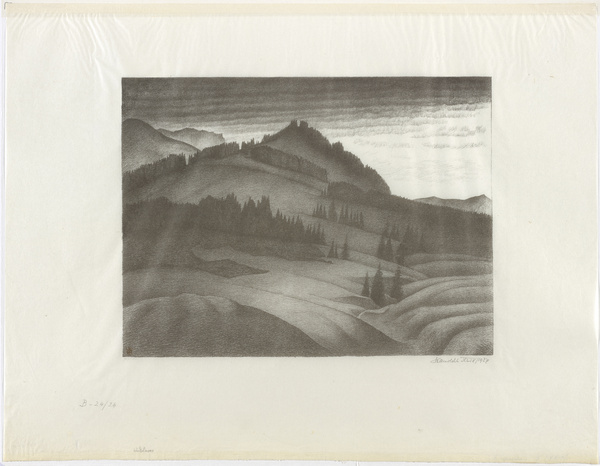 Alexander Kanoldt, Winkelmoos, 1937