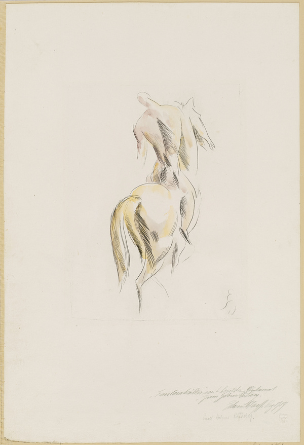 Edwin Scharff, Reiter, 1919