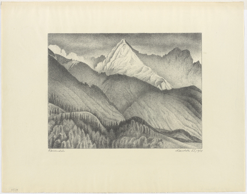 Alexander Kanoldt, Karwendel, 1938