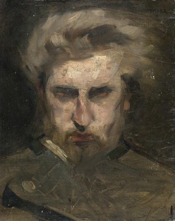 Leo Samberger, Selbstbildnis, 1884